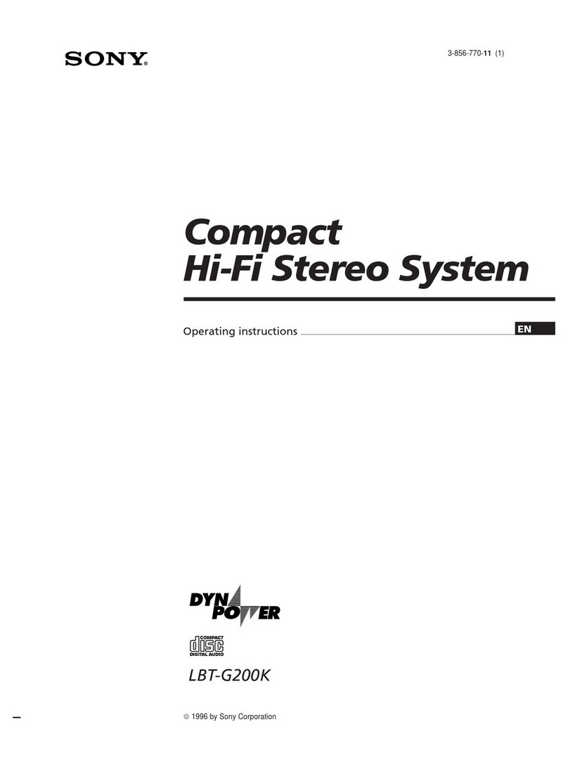 Sony LBT-G200K User manual