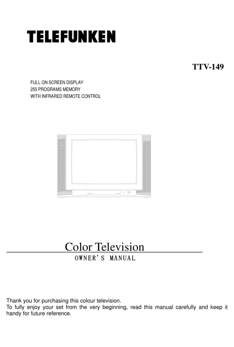 Telefunken TTV-149 User manual