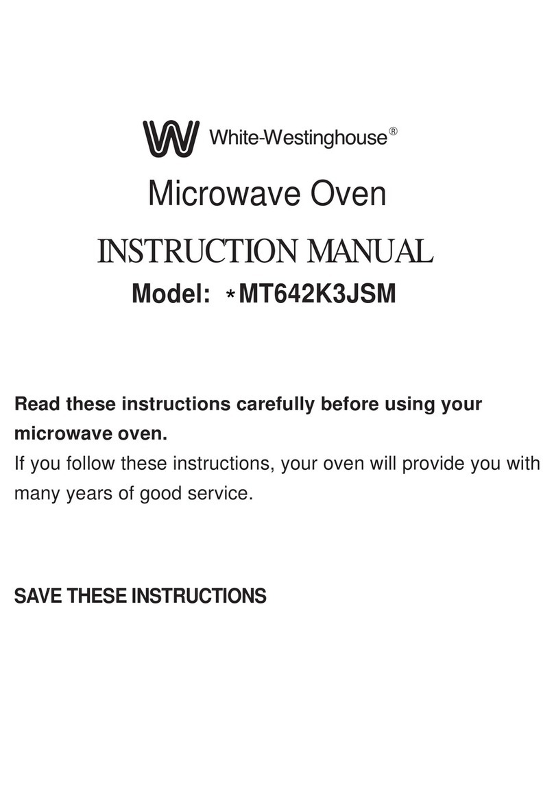 White-Westinghouse MT642K3JSM instruction manual