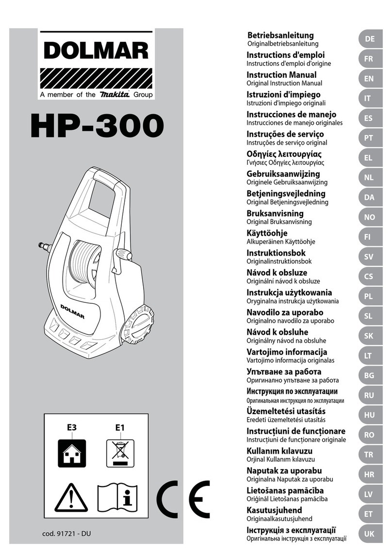 Dolmar HP-300 instruction manual