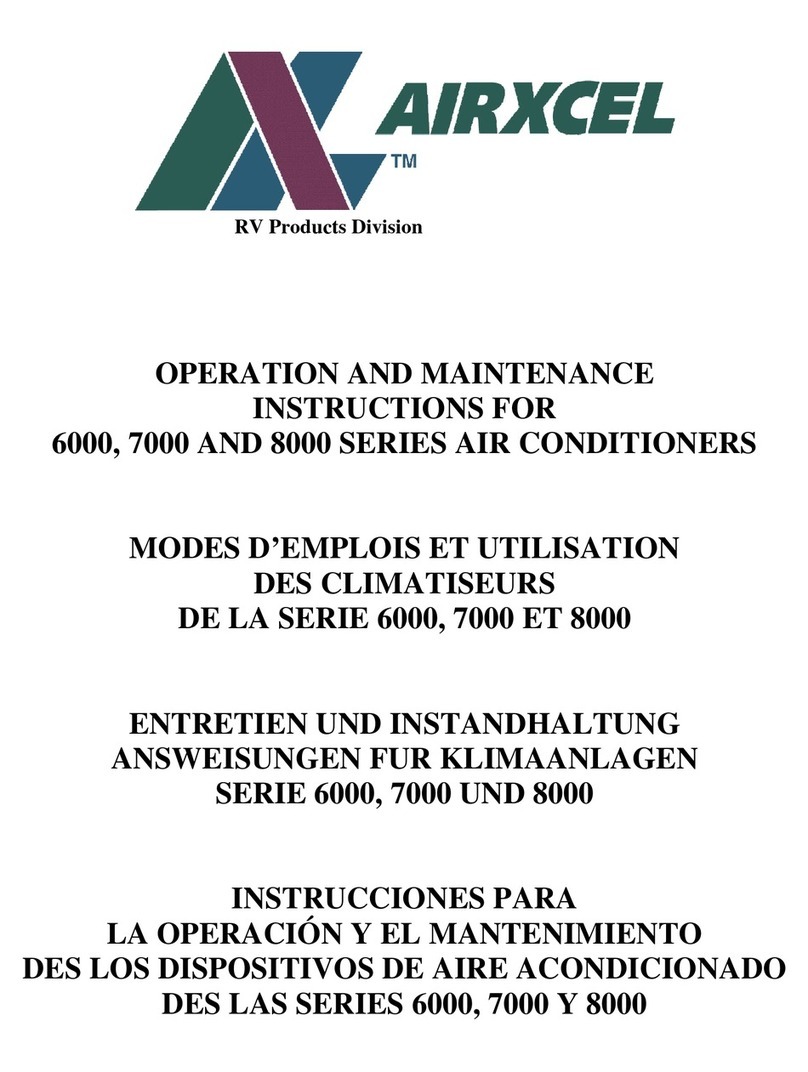 Airxcel 7000 Series Installation guide