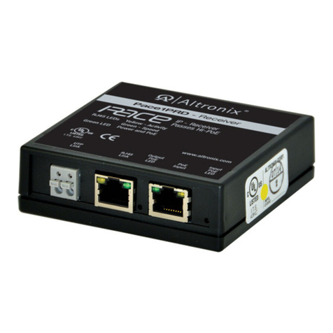 Altronix pace1PRD User manual