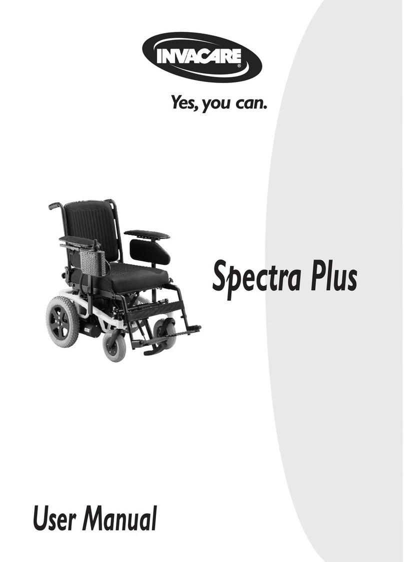 Invacare Spectra Plus User manual