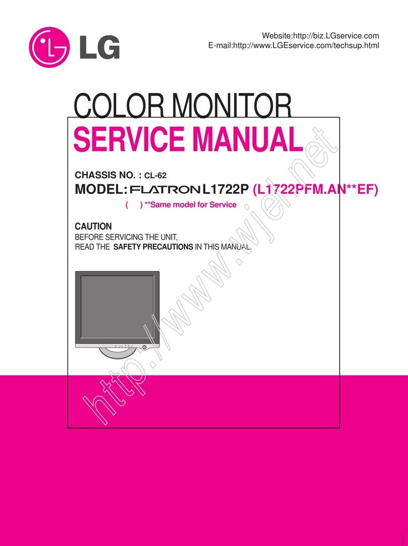 LG Flatron L1722P User manual