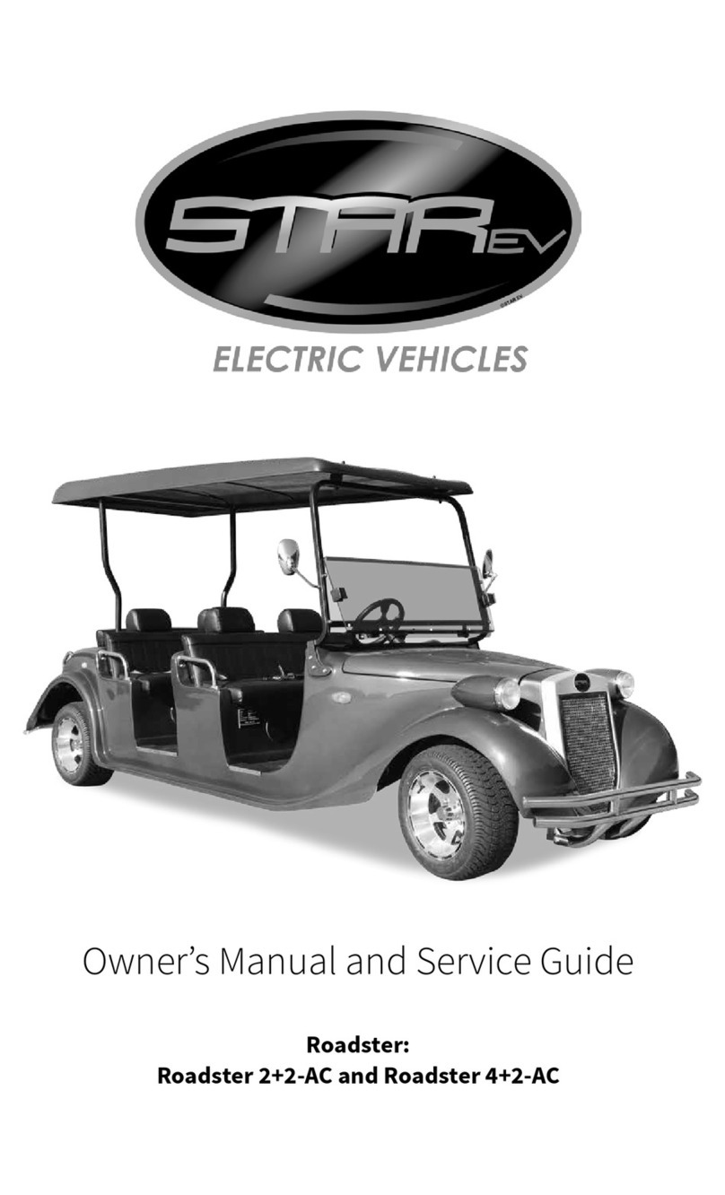 Star EV Roadster 2+2-AC Owner's manual and service guide Star EV Roadster 2+2-AC Owner's manual and service guide
