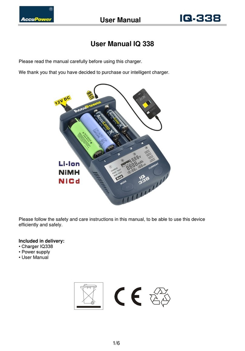 AccuPower IQ-338 User manual
