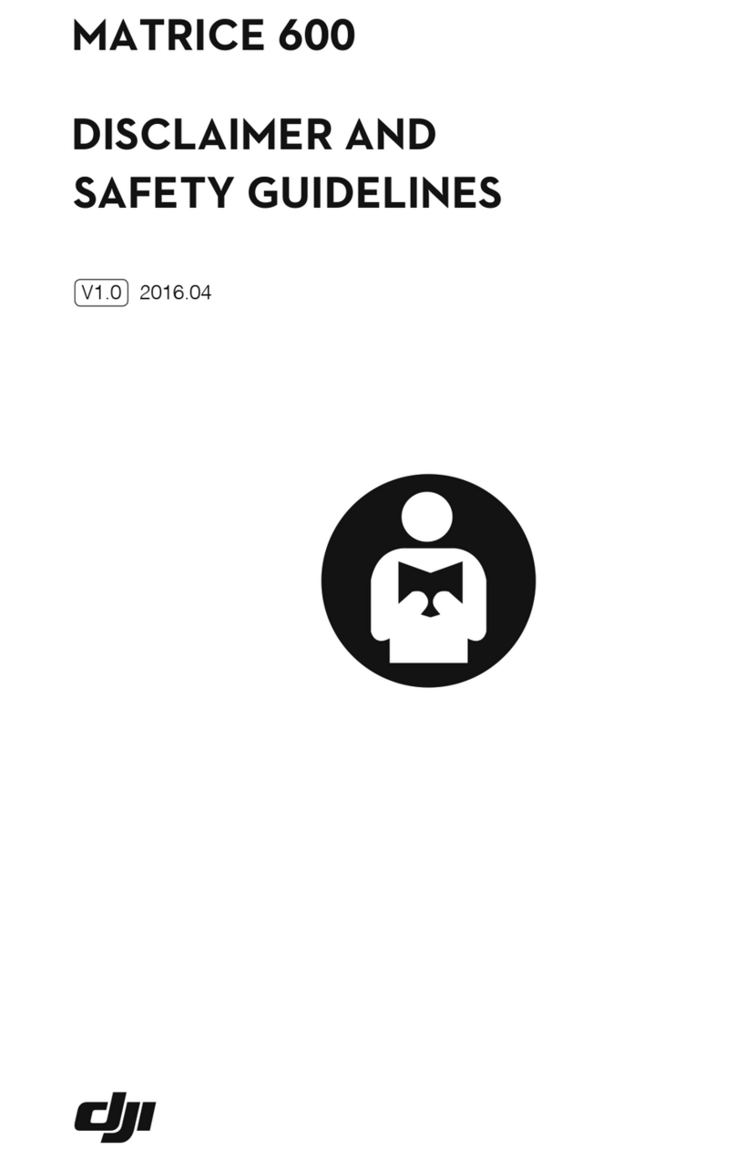 dji MATRICE 600 Instruction Manual