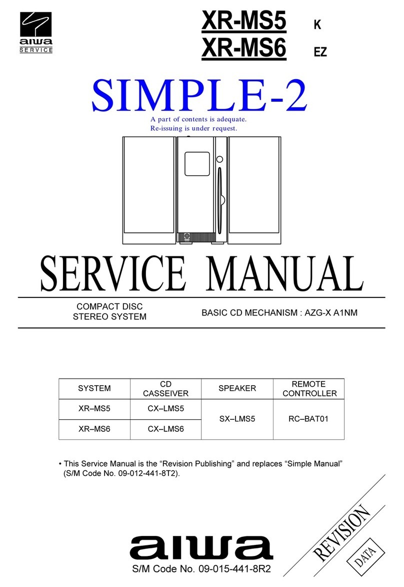 Aiwa XR-MS5 Service manual