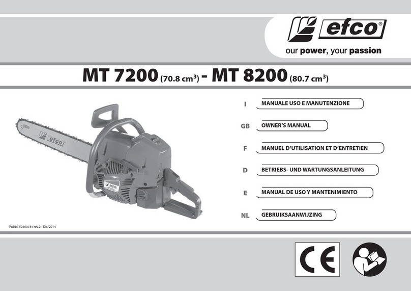Efco MT 7200 User manual