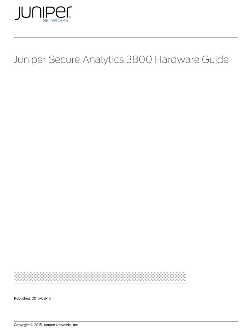 Juniper 3800 Hardware guide