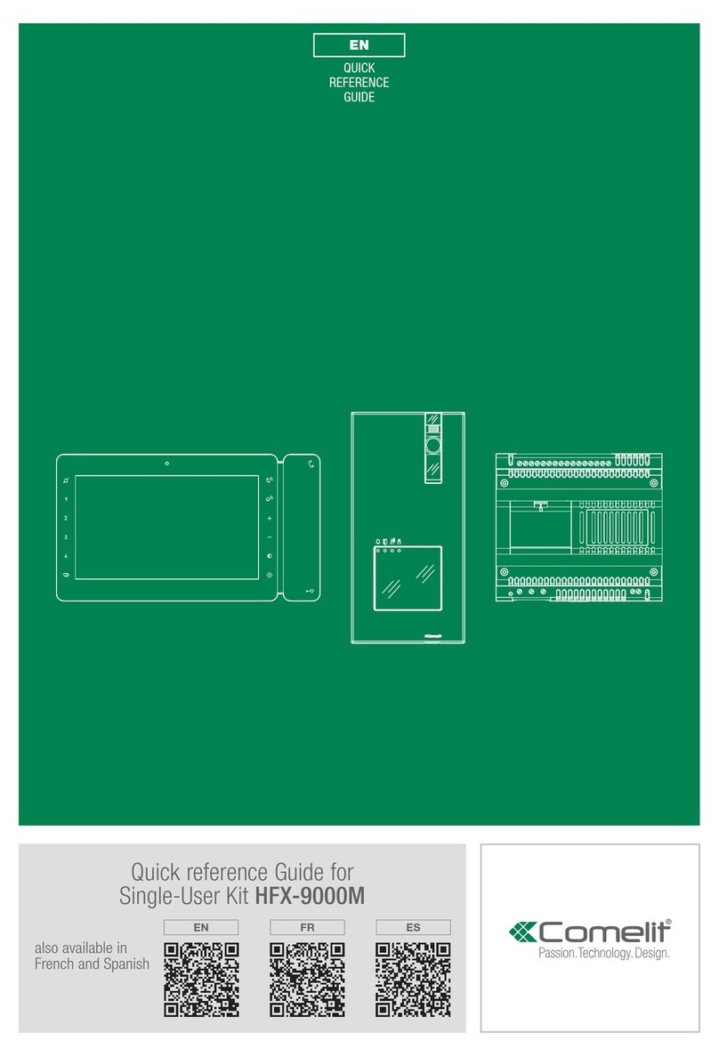 Comelit HFX-9000M User manual