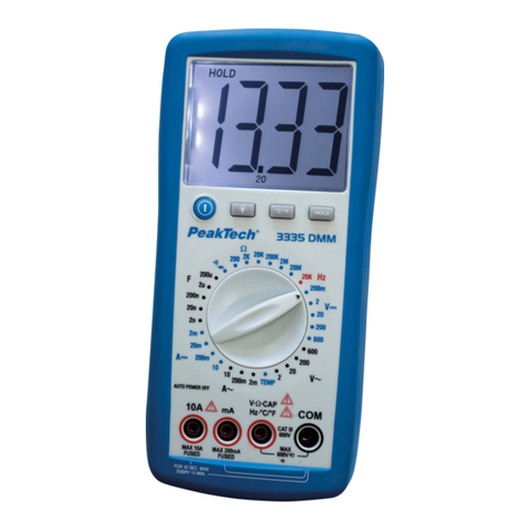 PeakTech 3335 User manual PeakTech 3335 User manual