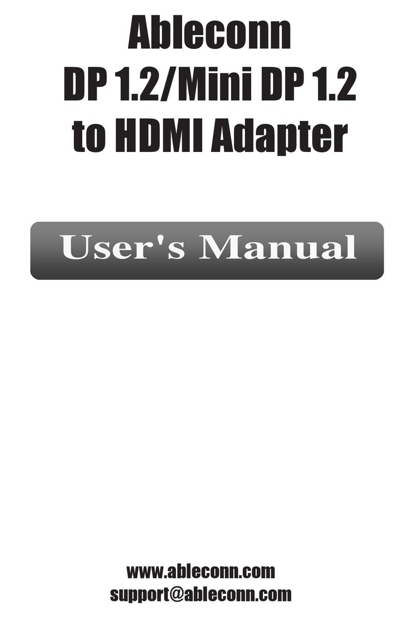 Ableconn MDP2HD4KA user manual