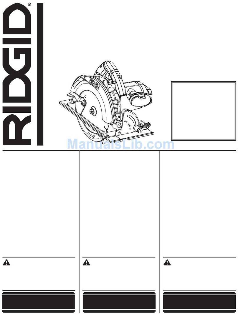 RIDGID R3205 User manual
