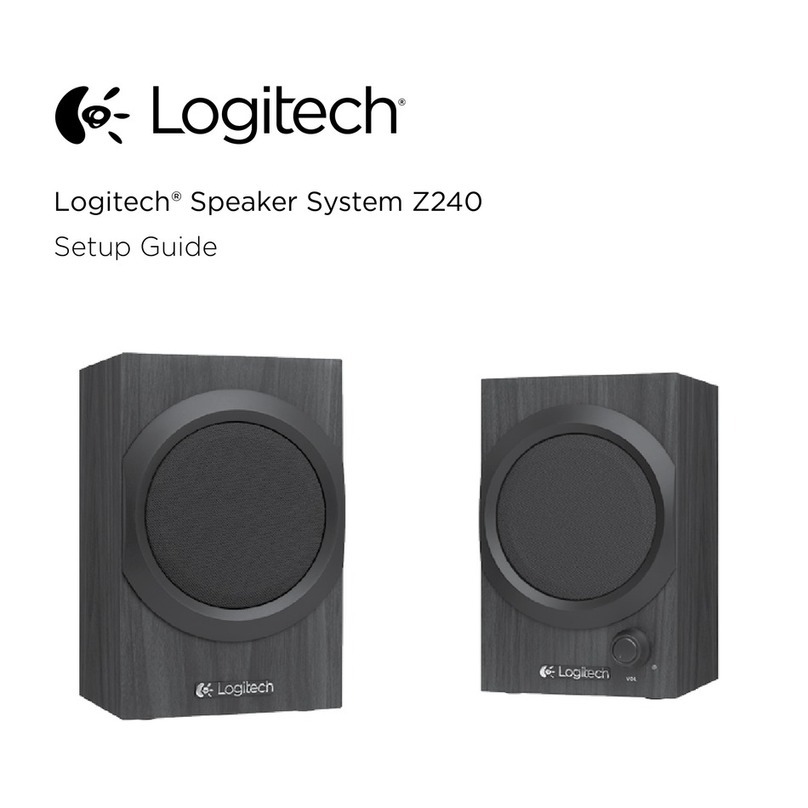 Logitech Z240 User manual