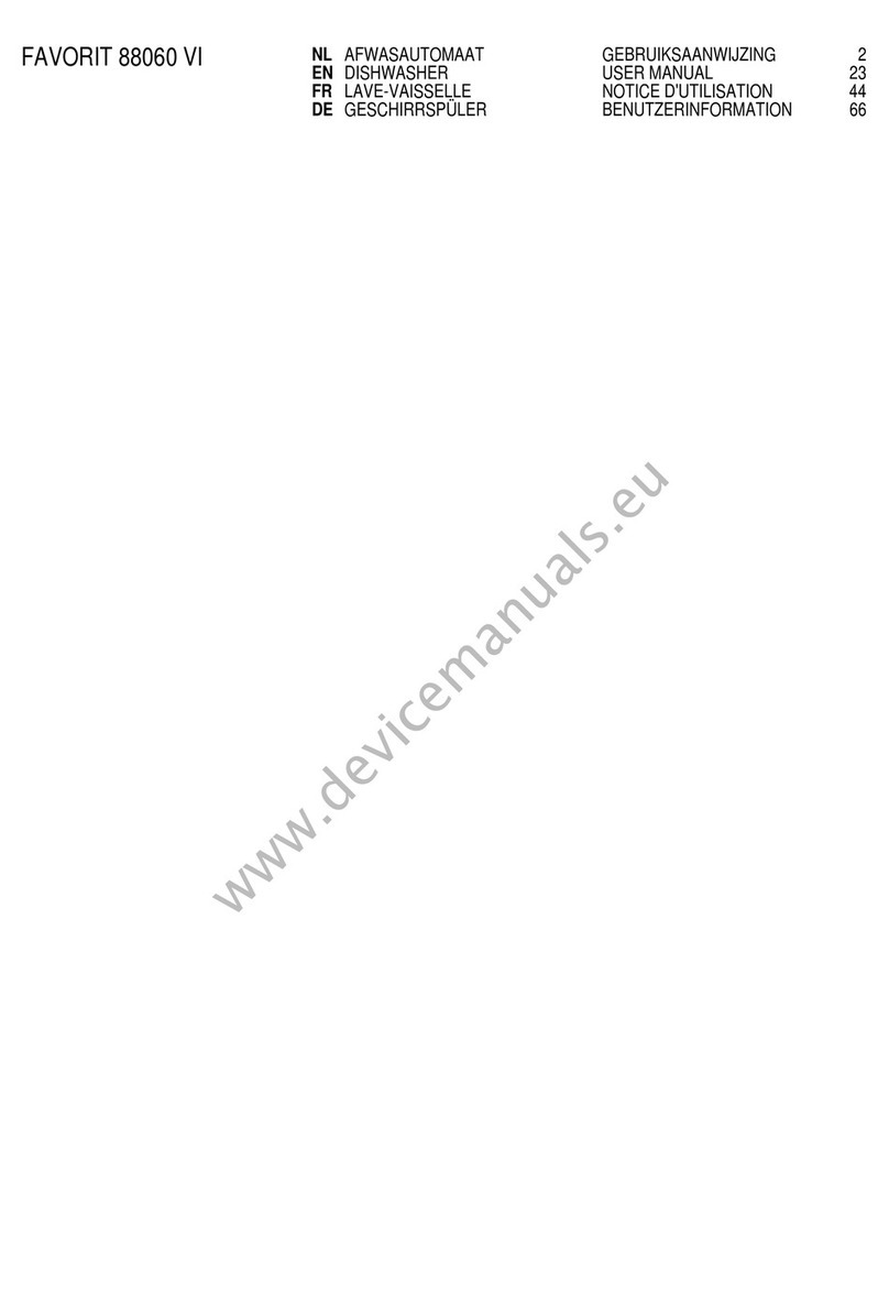 AEG FAVORIT 88060 VI User manual