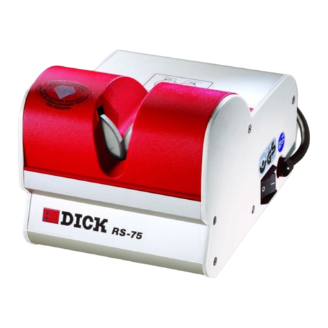 Dick RS-75 operating instructions