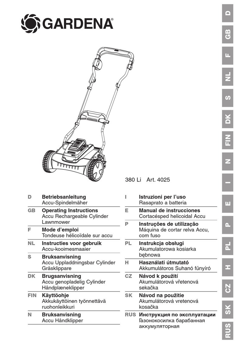 Gardena 380 LI User manual