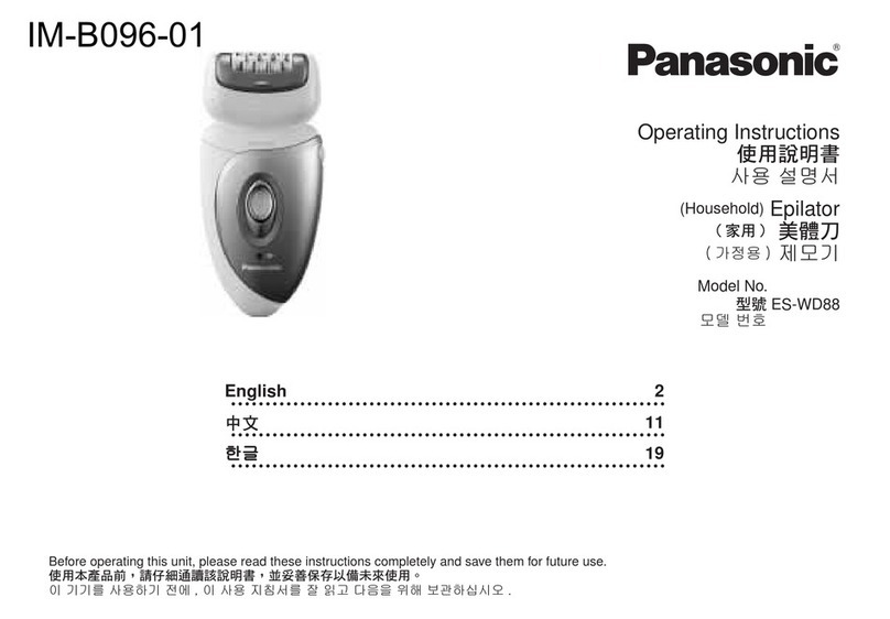 Panasonic ES-WD88 User manual