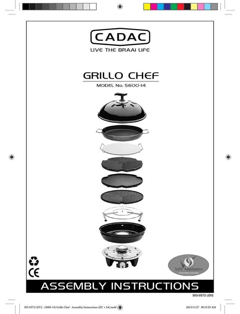 Cadac GRILLO CHEF 5600-14 User manual