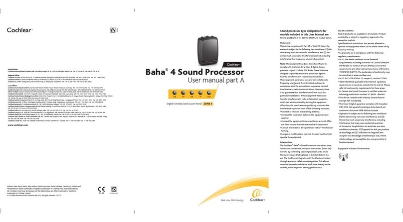 Cochlear Baha 4 user manual