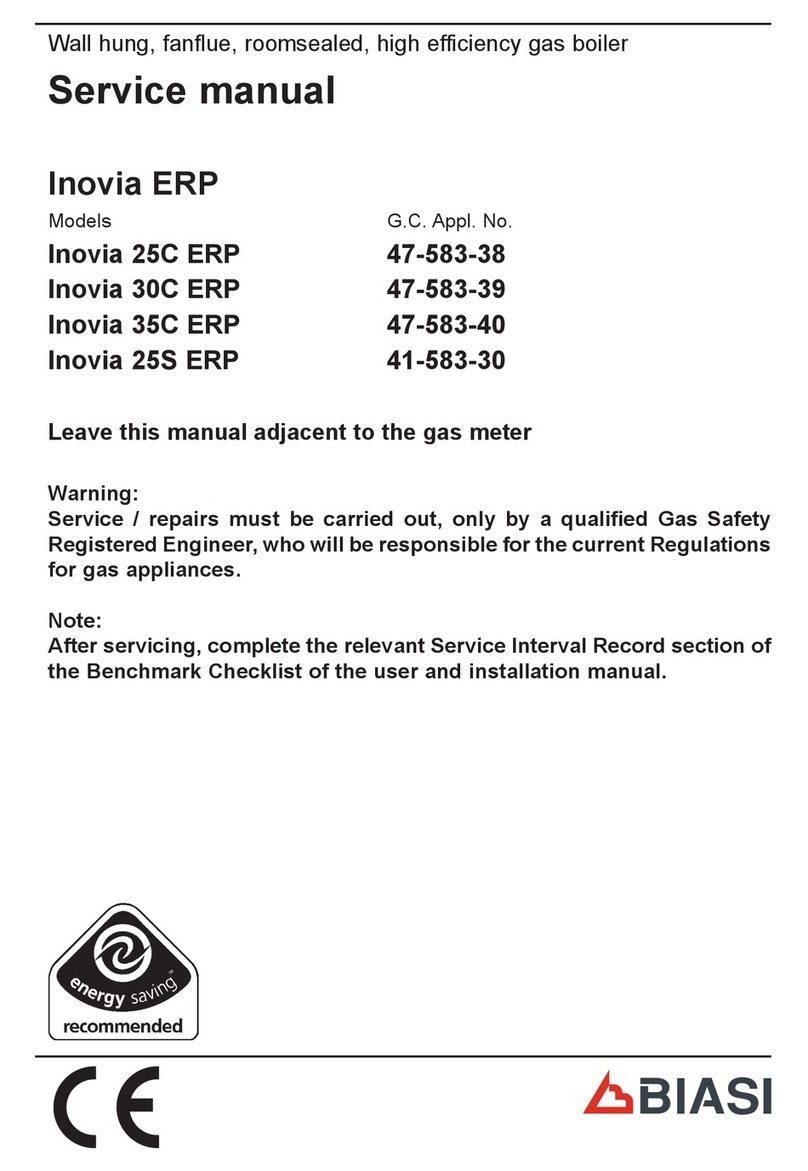 Biasi Inovia ERP Series User manual