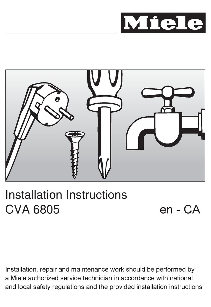 Miele CVA 6805 User manual