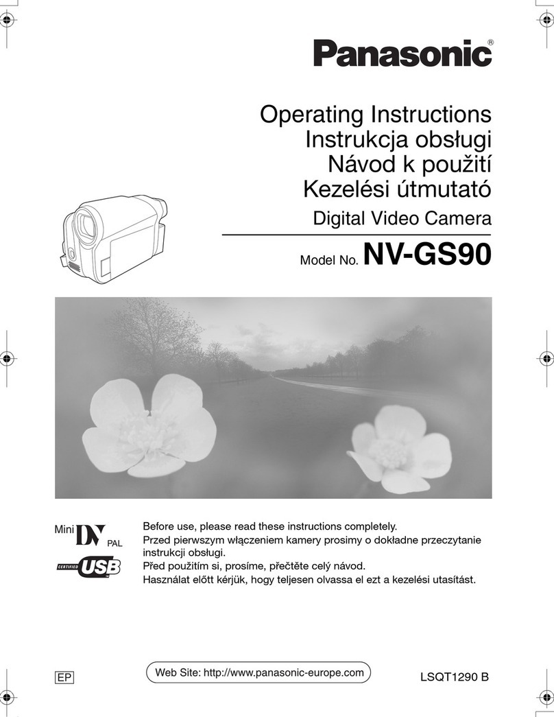 Panasonic NV-GS90 operating instructions