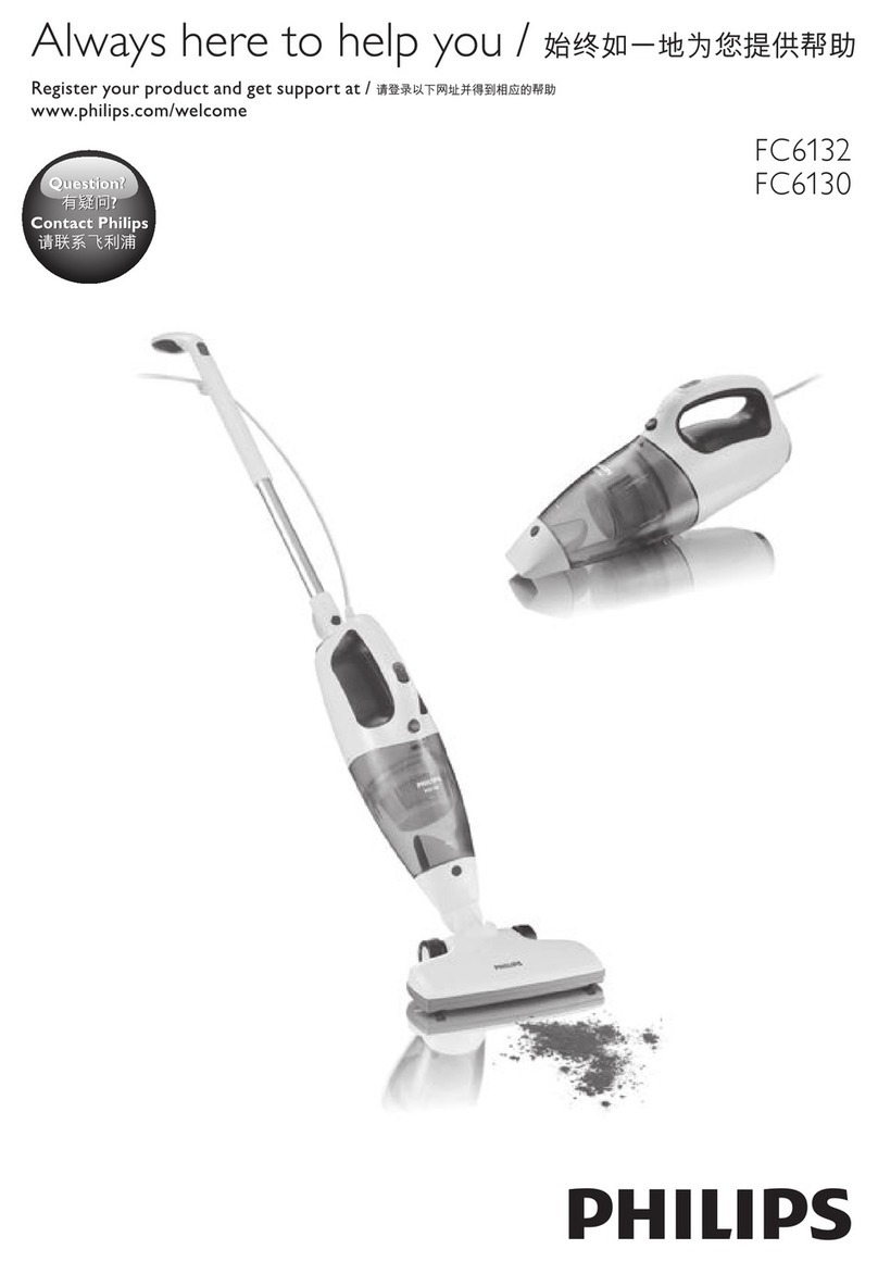Philips MiniVac FC6132 manual