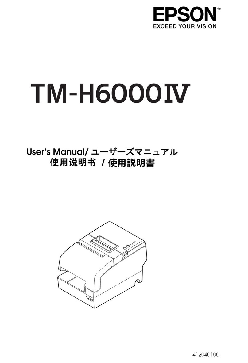 Epson TM-H6000IV User manual