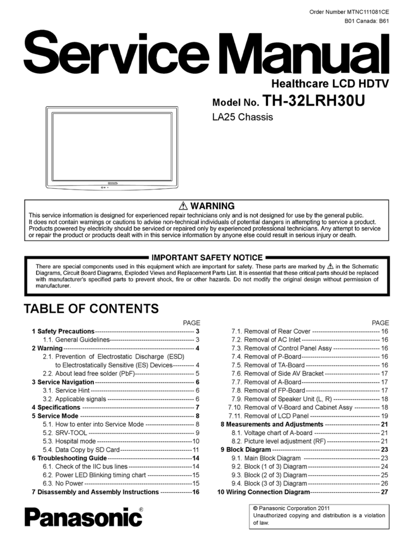 Panasonic TH-32LRH30U User manual