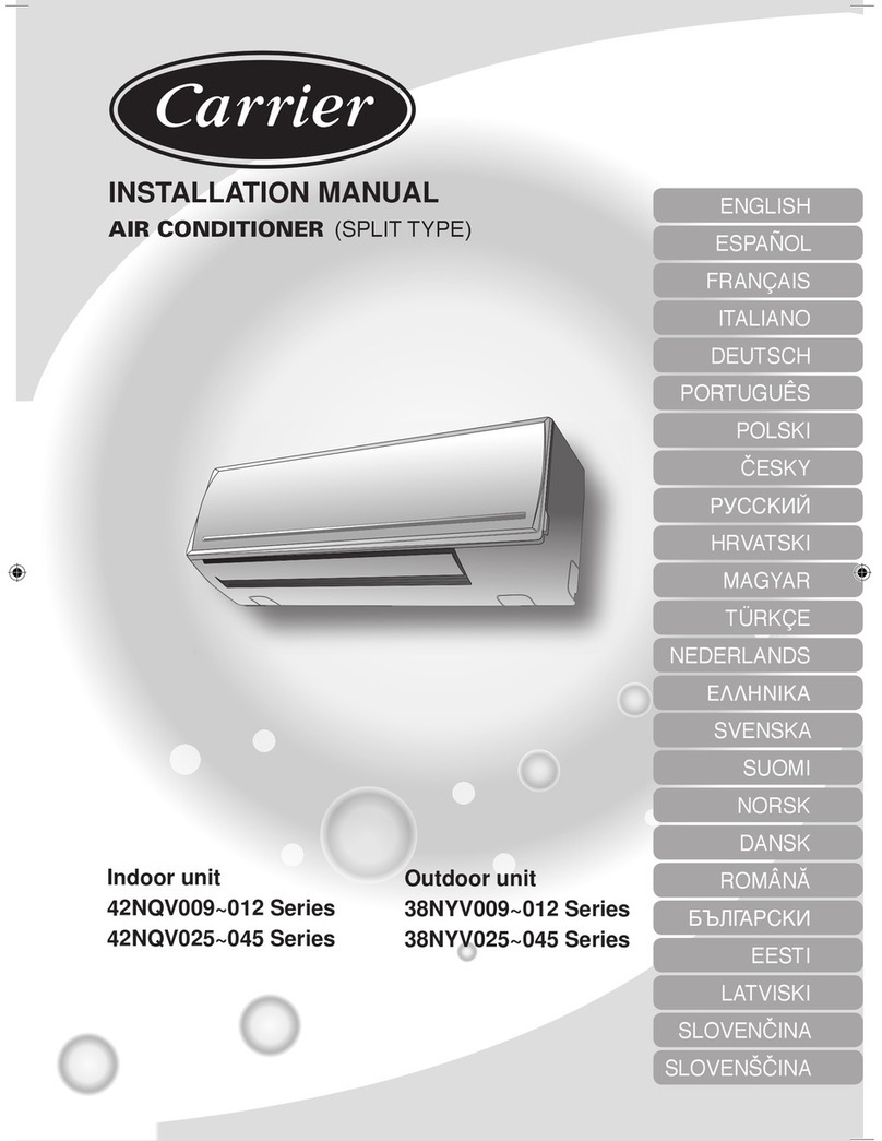 Carrier 42NQV009~012 Series User manual