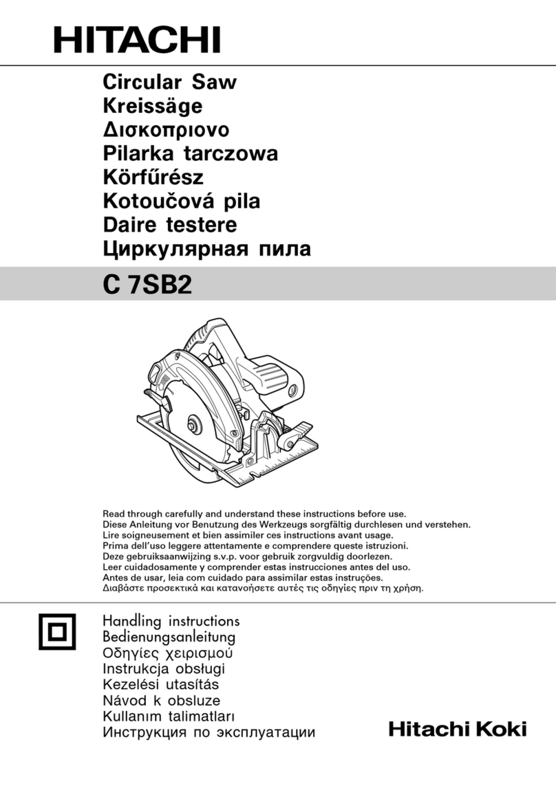 Hitachi C 7SB2 Handling instructions