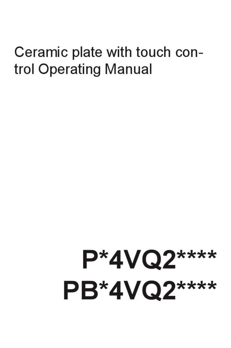 Amica P*4VQ2 Series operating manual
