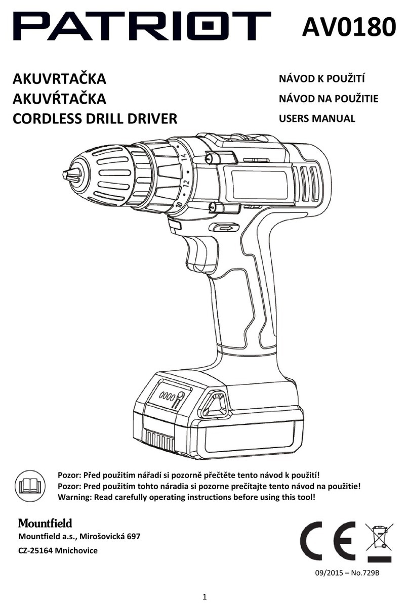 Patriot AV0180 User manual