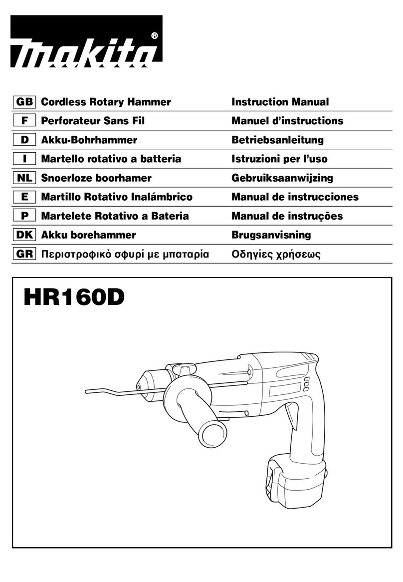 Makita HR160D instruction manual