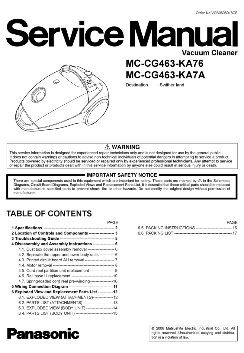 Panasonic MC-CG463-KA76 Service manual