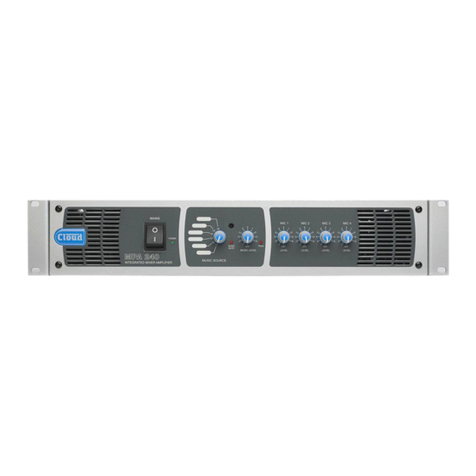 Cloud MPA SERIES User manual Cloud MPA SERIES User manual