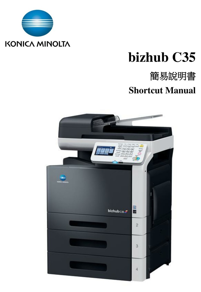 Konica Minolta bizhub C35 Shortcut manual