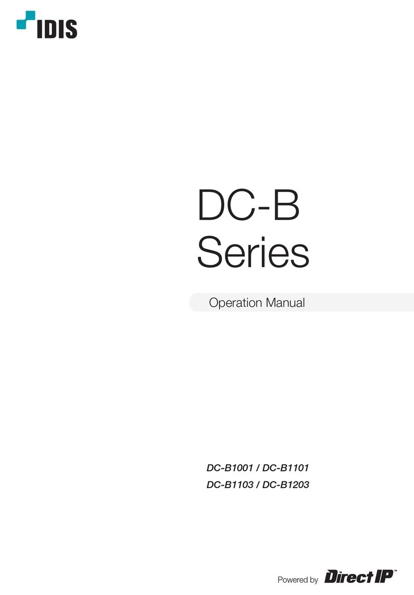 Idis DC-B1001 User manual Idis DC-B1001 User manual