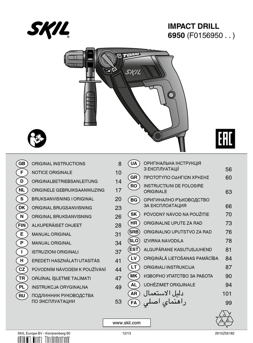 Skil 6950 Operation instructions