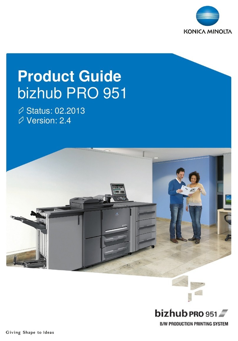 Konica Minolta bizhub PRO 951 User manual