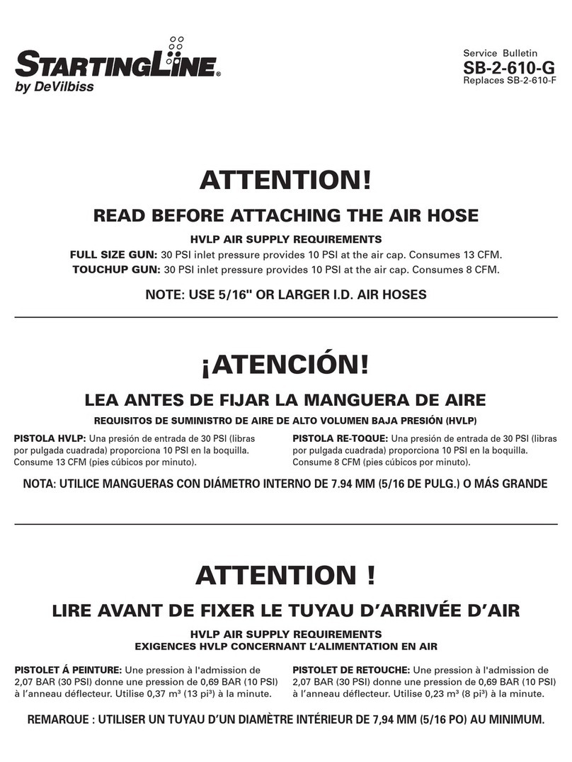 StartingLine SB-2-610-G User manual