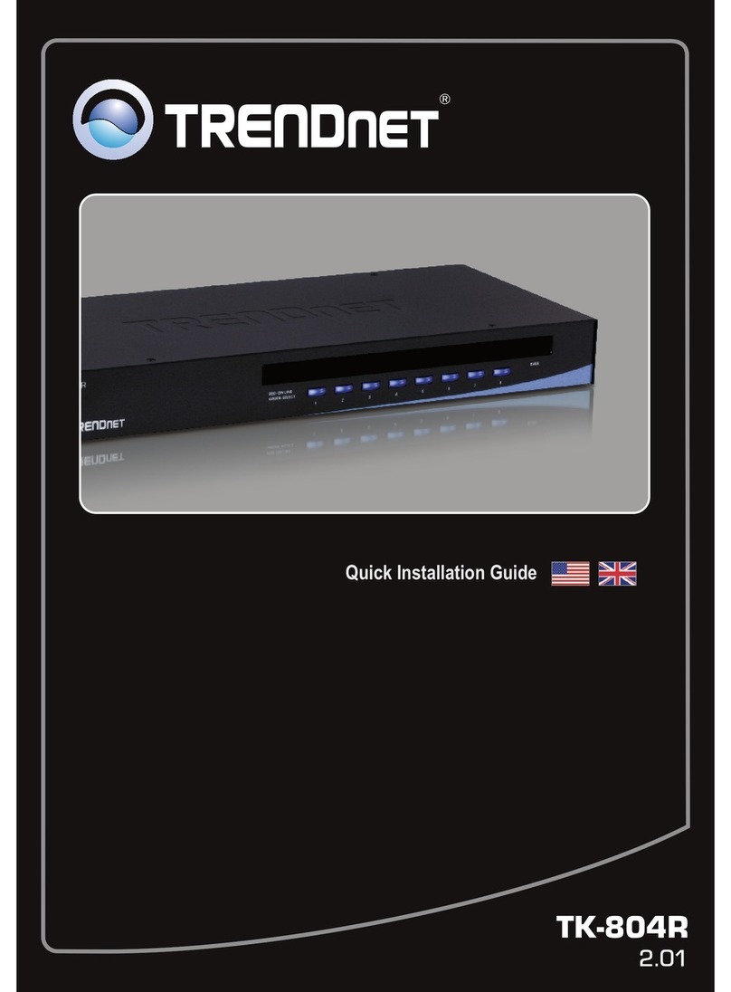 TRENDnet TK-804R User manual