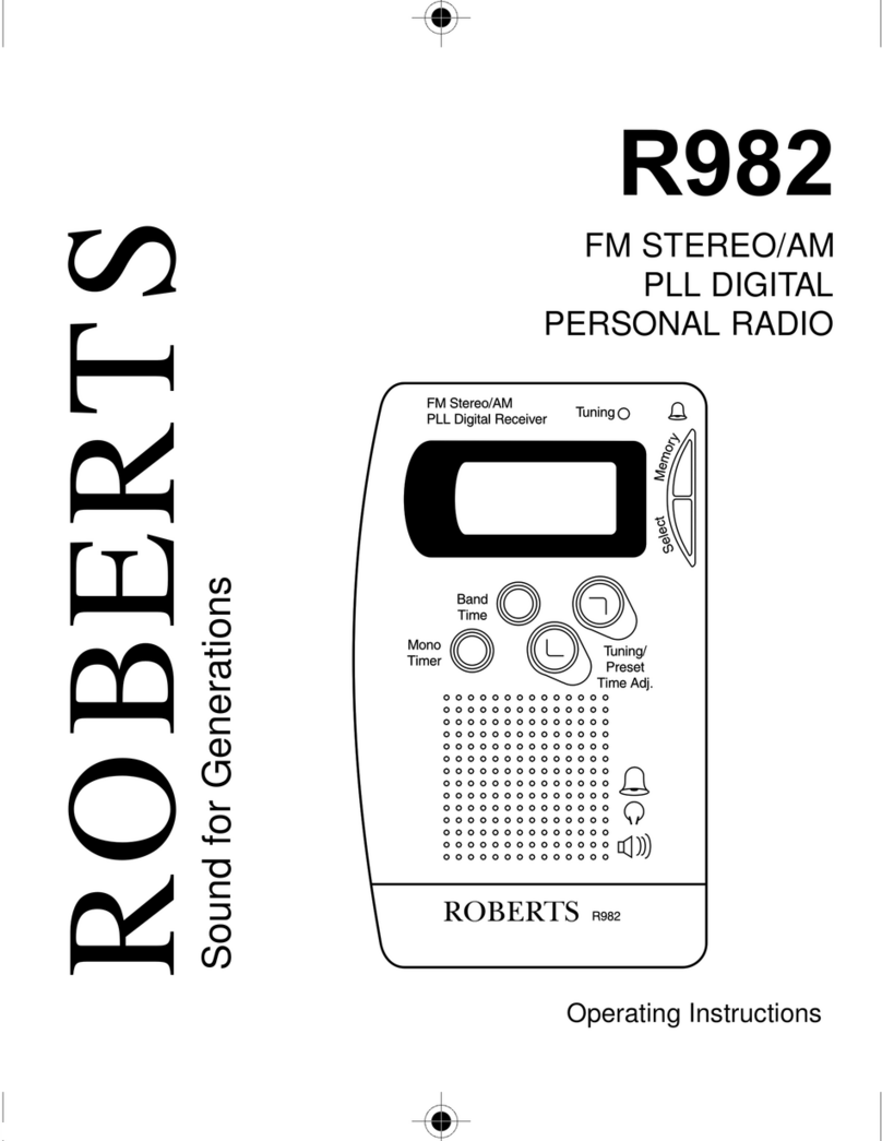 Roberts R982 User manual