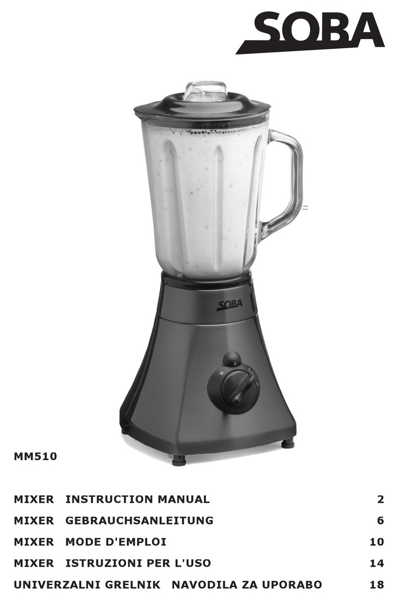 Soba MM510 instruction manual