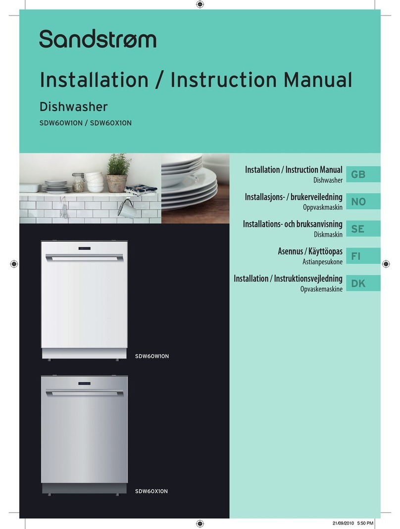 Sandstrom SDW60W10N User manual