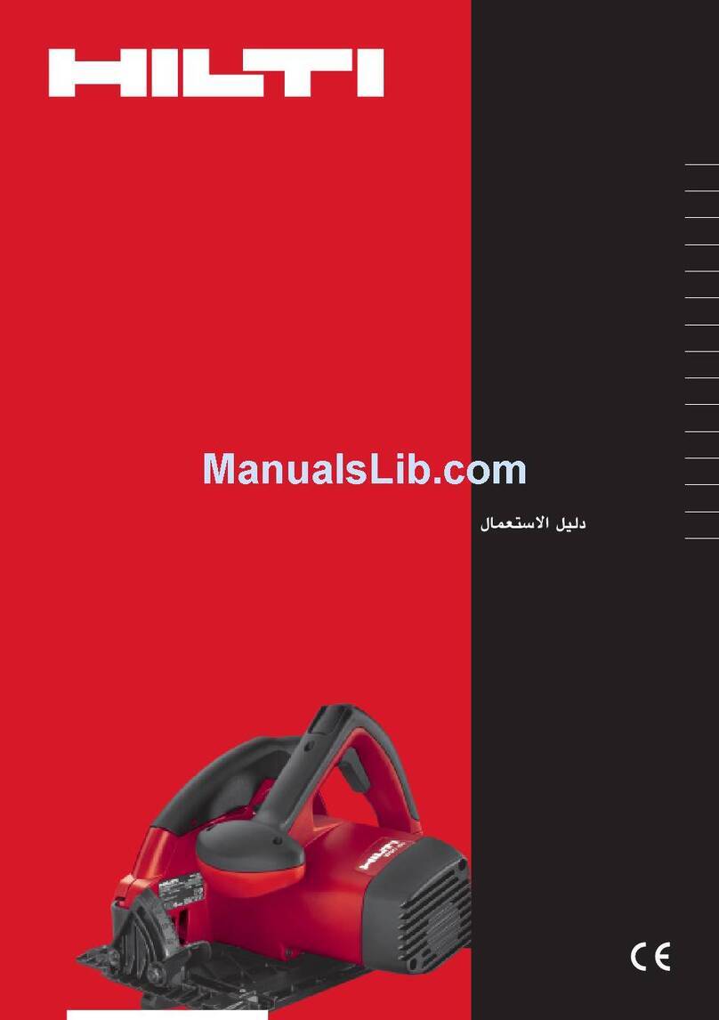 Hilti WSC 70 User manual