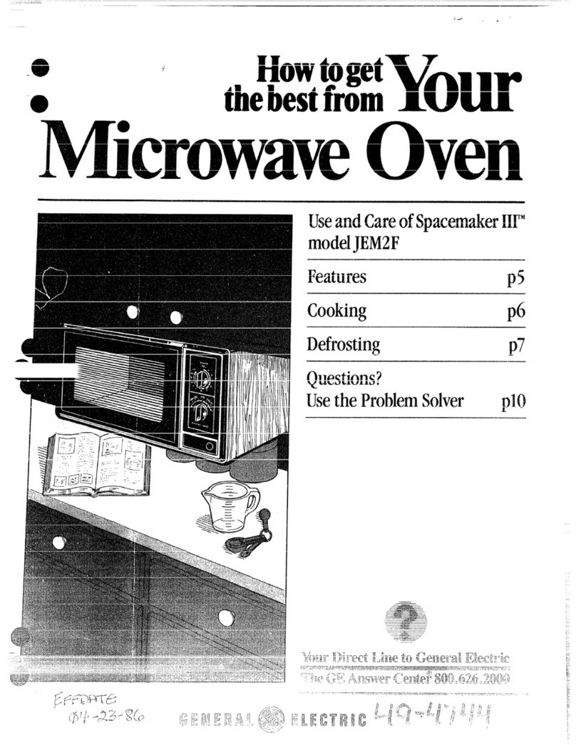 GE JEM2F User manual