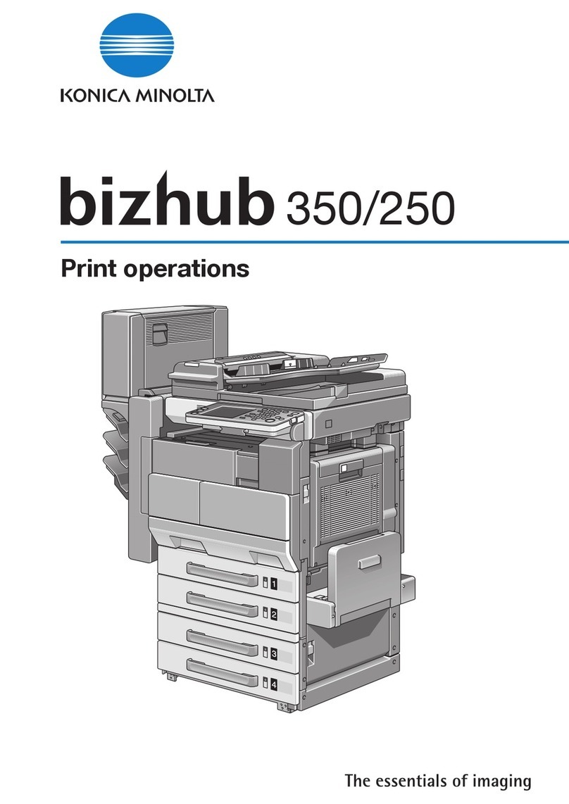 Konica Minolta bizhub250 Operation manual